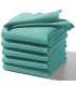 serviette de table prénom verte
