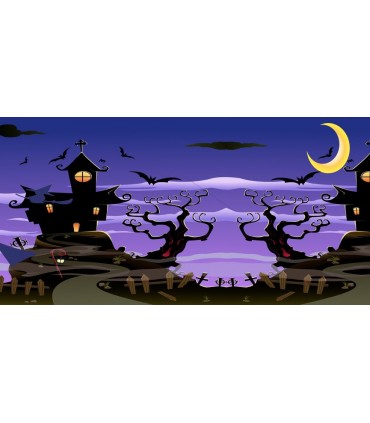 Plaque de porte halloween