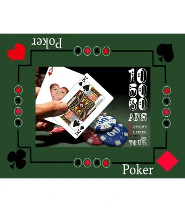 Tapis de jeu personnalisé photo