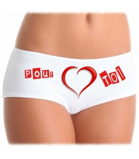 Shorty pour femme personnalisé