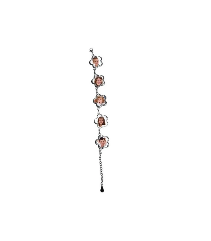 Bijou bracelet fleurs personnalisé
