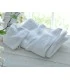 Serviette brodée blanche