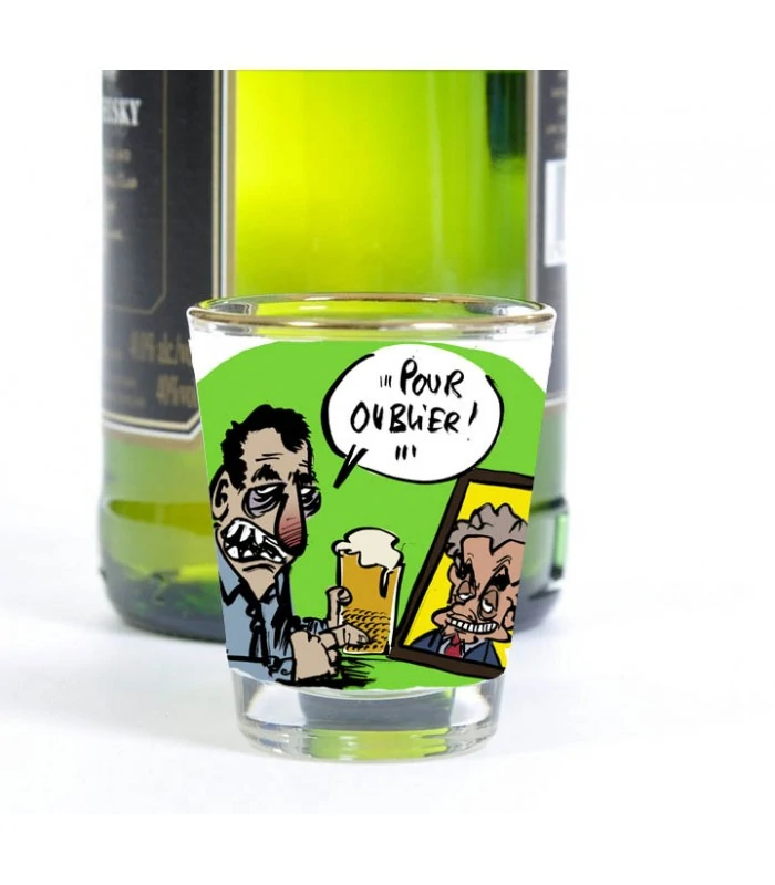 Verre shooter avec photo
