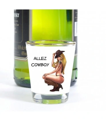 shooter verre a liqueur personnalisé avec photo