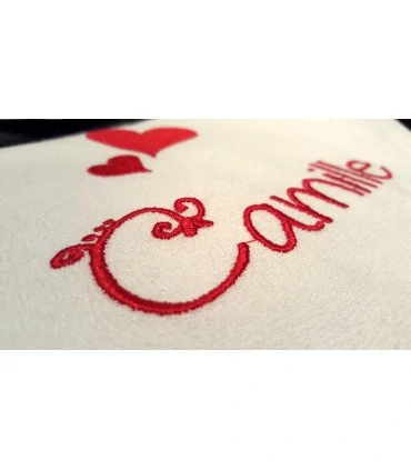 Serviette table brodée pas cher