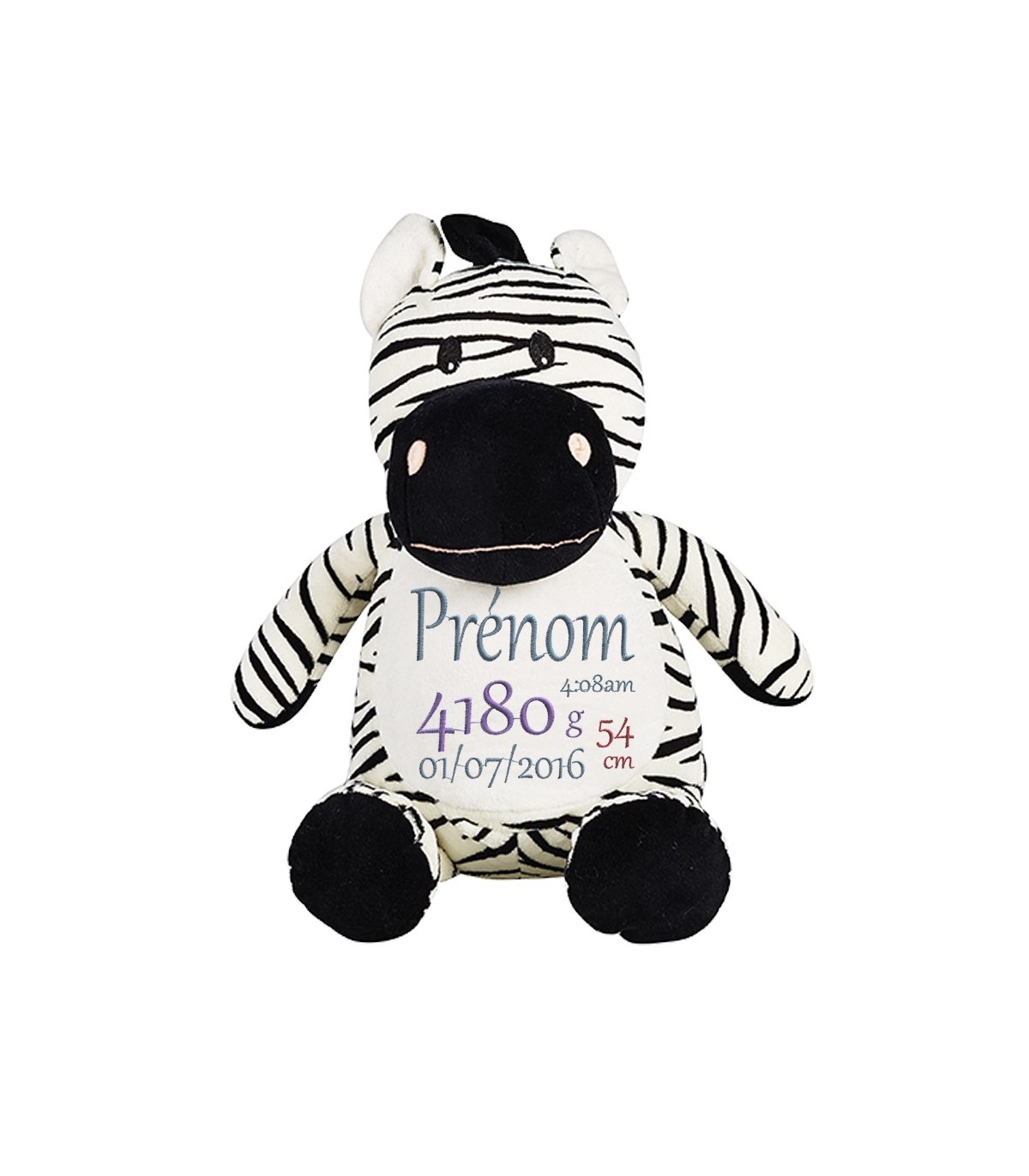KDO MAGIC Doudou personnalisé éléphant - Peluche Personnalisable avec prénom brodé - Cadeau de Naissance, garçon, Fille, bébé, Anniversaire (Rose