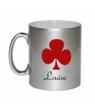 Mug argent personnalisé