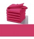 broderie sur serviette de table framboise