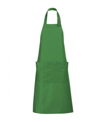 Tablier de cuisine brodé vert