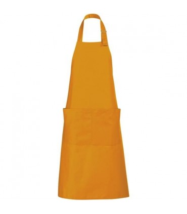 Tablier de cuisine brodé orange