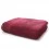 Drap de bain avec dentelle prune brodé