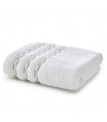 drap de bain luxe blanc