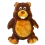 Peluche castor brodé avec prénom enfant