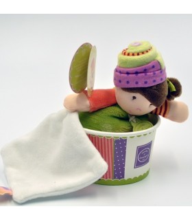 Doudou enfant brodé