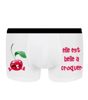 Boxer rigolo la cerise