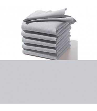 serviette grise table brodée