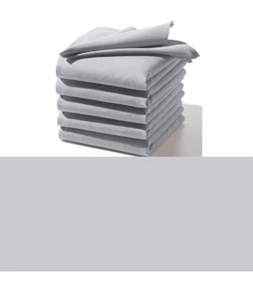 serviette grise table brodée