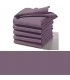 serviette violet table brodée
