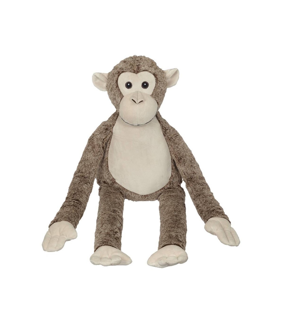 Peluche singe XXL personnalisee Brodee pour cadeau de nais