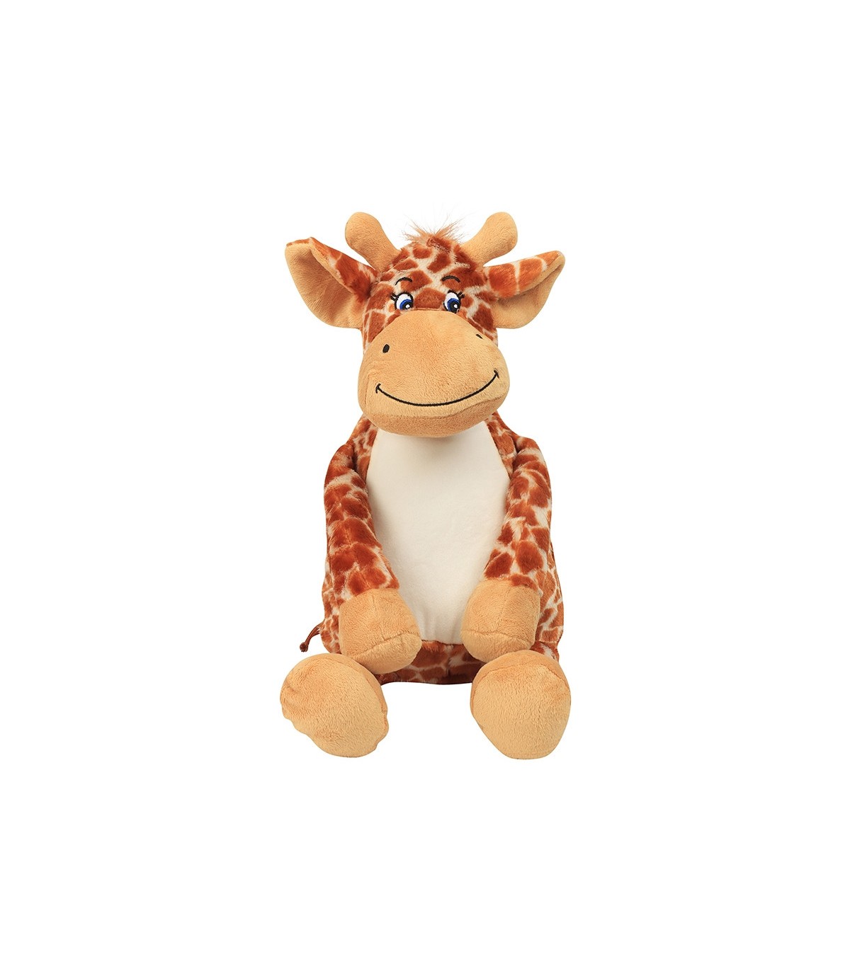 Peluche Girafe avec Tee Shirt personnalisé – Le cadeau Tendresse