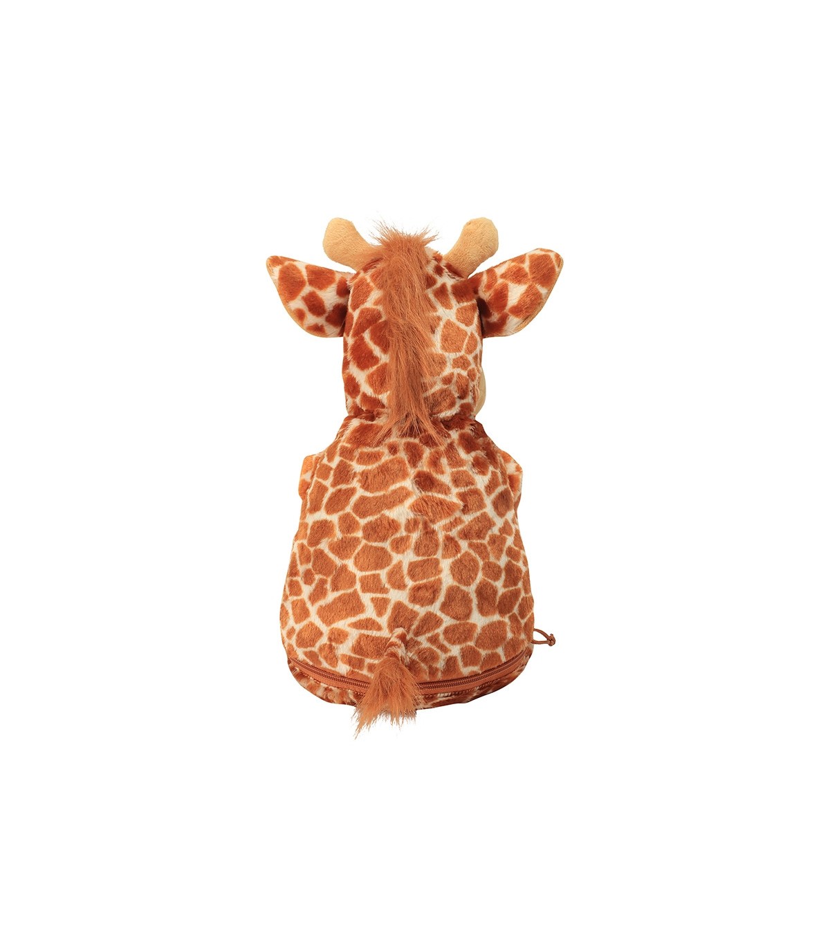 girafe en peluche avec broderie fait main sur le vente, cade