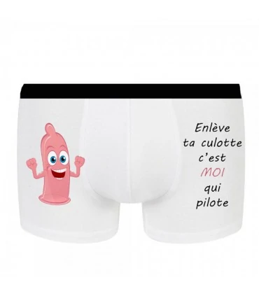 Boxer rigolo le pilote