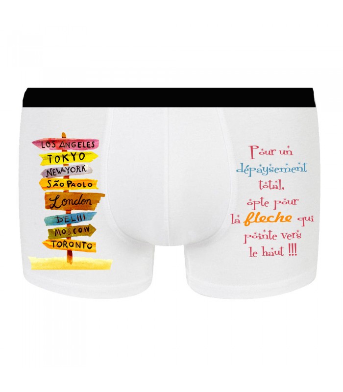 Boxer rigolo invitation au voyage