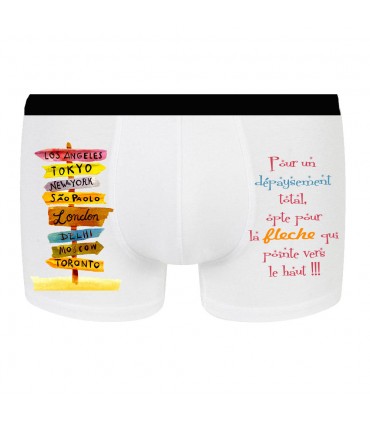 Boxer rigolo invitation voyage