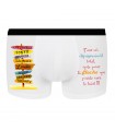 Boxer rigolo invitation au voyage