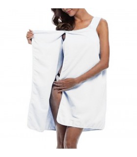 Robe serviette brodée