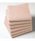 serviette de table rose