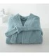 Peignoir coton brodé kimono