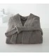 Peignoir coton brodé kimono