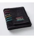 Serviette brodée noire little marcel