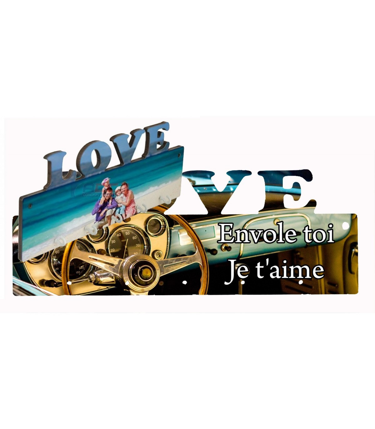 Porte-clé mural personnalisée - Notre chez nous - Love & Faith – Love &  Faith France