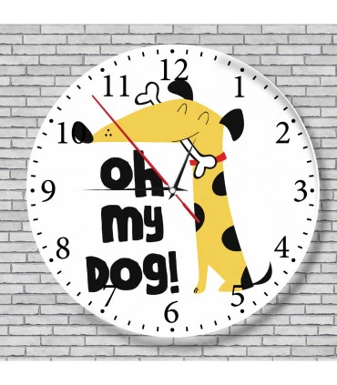 Horloge fun chien