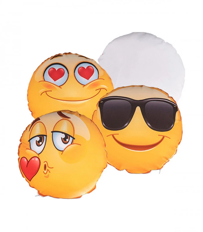 Coussin smiley personnalisé