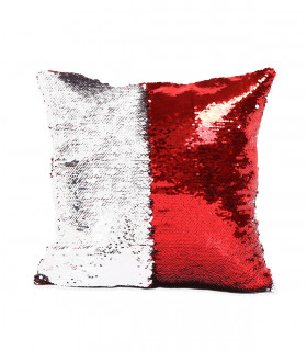 Housse à sequins paillettes rouge