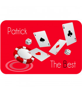 Tapis rouge de poker