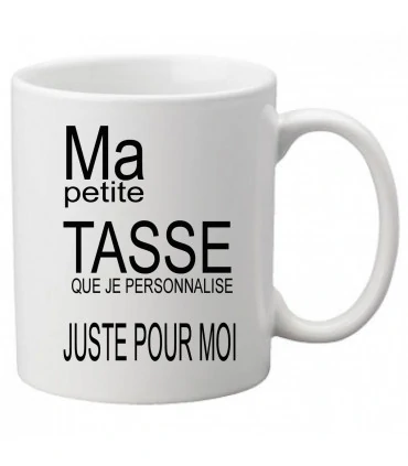 mini mug personnalisé