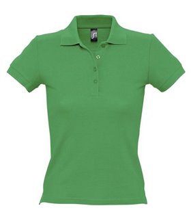 Polo femme brodé vert bouteille