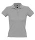Polo femme brode sol gris