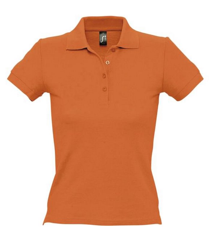 Polo personnalisé femme orange