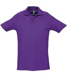 Polo personnalisé et brodé violet