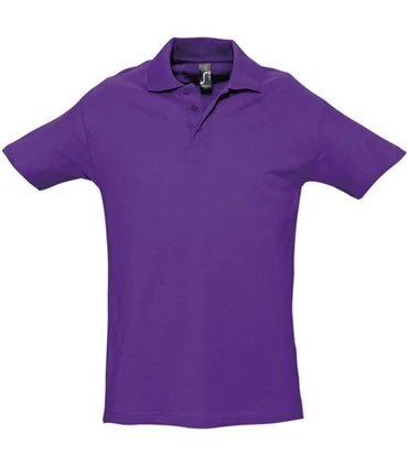 Polo personnalisé et brodé violet