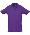 Polo personnalisé et brodé violet