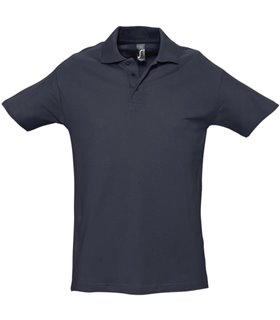 Polo personnalisé bleu marine