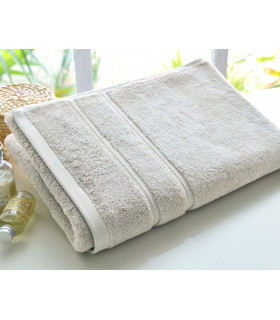 drap de bain prestige gris