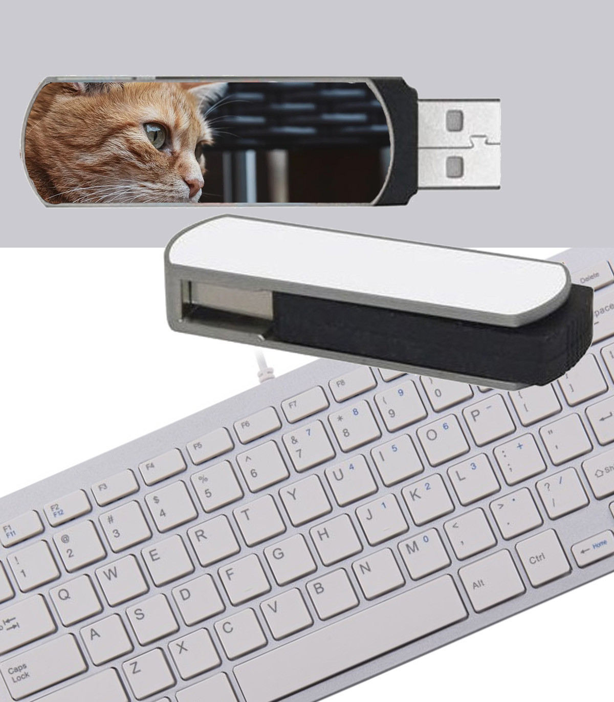 Votre clé USB sera personnalisée avec vos photos en cadeau g