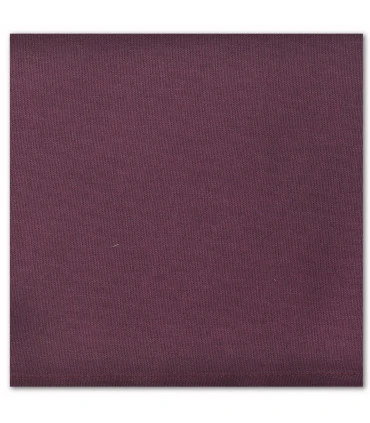 serviette de table brodée aubergine